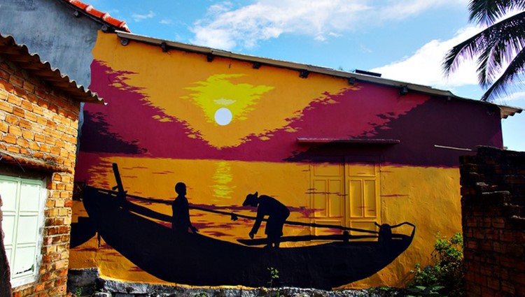 Làng bích họa của thanh niên Hàn Quốc ở Quảng Nam