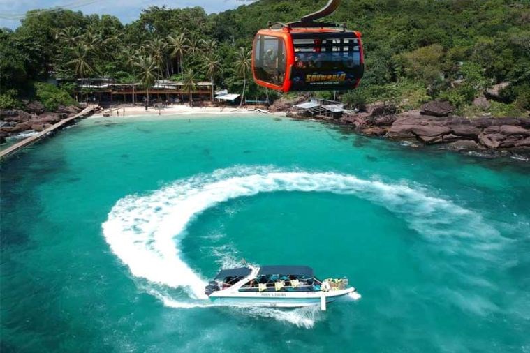 Tour Cáp Treo Hòn Thơm Và Tham Quan 4 Đảo Bằng Cano