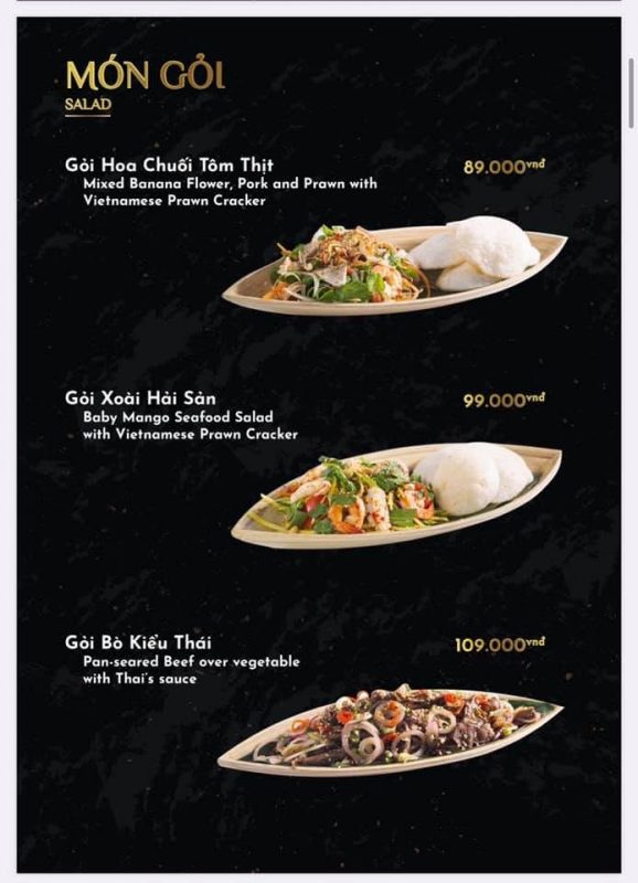 Menu bếp cuốn Đà Nẵng